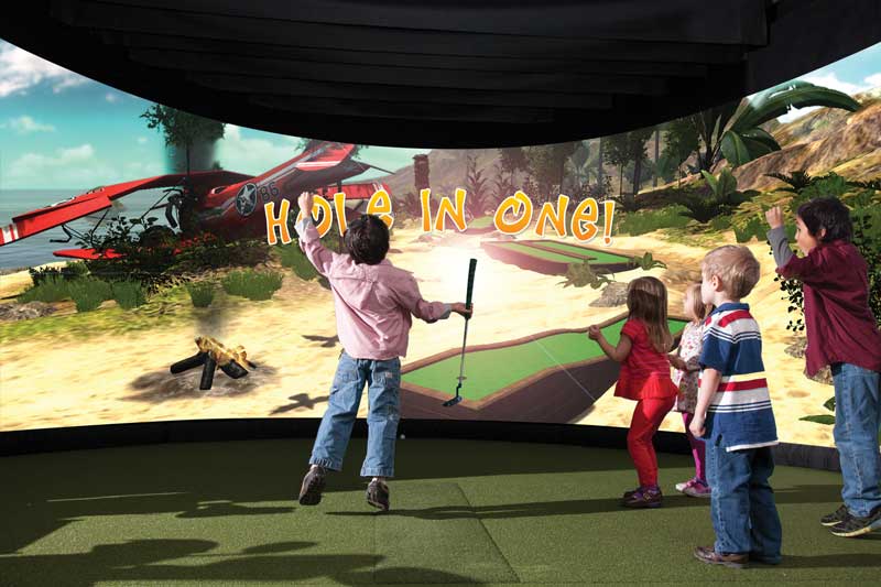 Spooktacular Fun with aboutGOLF Simulators: The Perfect Halloween Entertainment for Kids