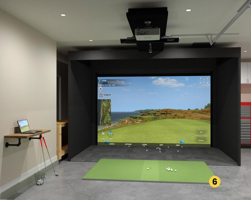 Stance Mats, Hitting Strip, & Tee System