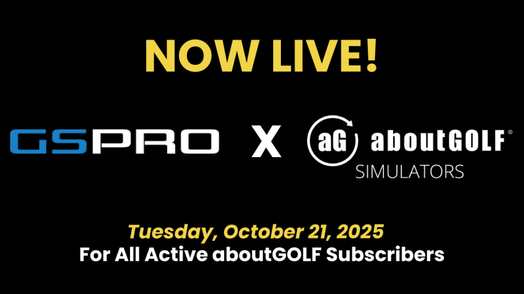 NOW LIVE: GSPro Integration For All aboutGOLF Subscribers